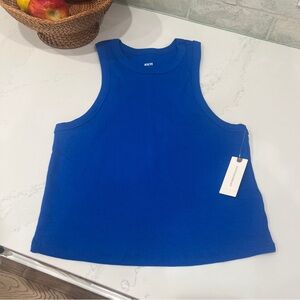 Anthropologie Maeve blue tank top NWT